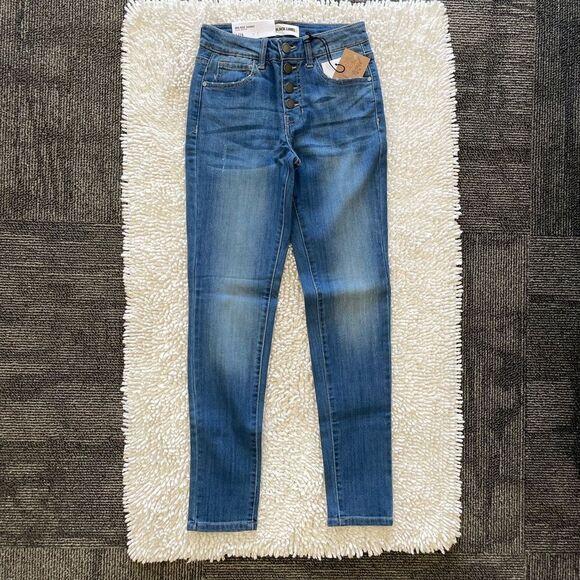 Black Label Mid Rise Skinny Jean Size 1/24 - Picture 1 of 8